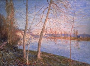 1878年の冬の朝 作： Alfred Sisley